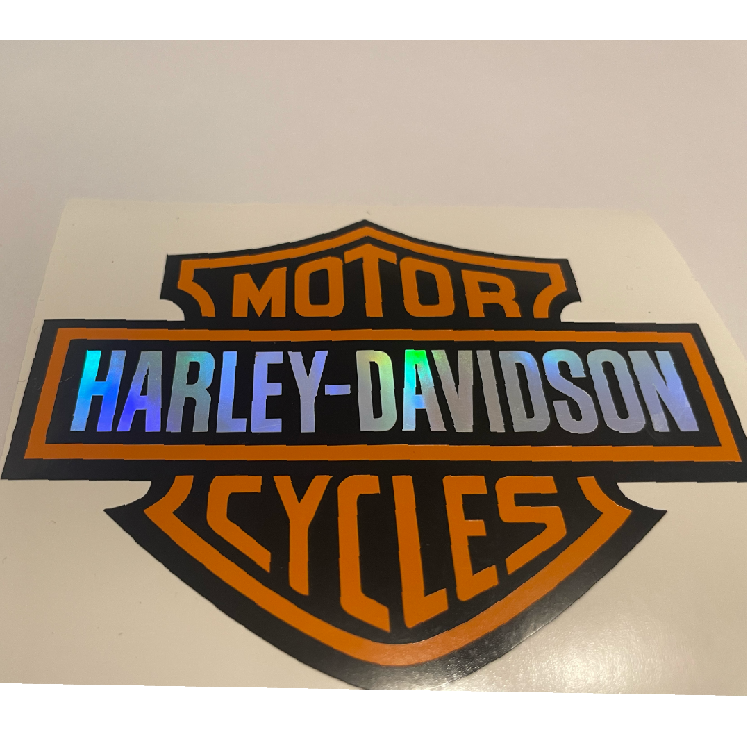 Harley-Davidson Inspired Vinyl Sticker – 3.5" Waterproof Decal for Motorcycles, Cars & More