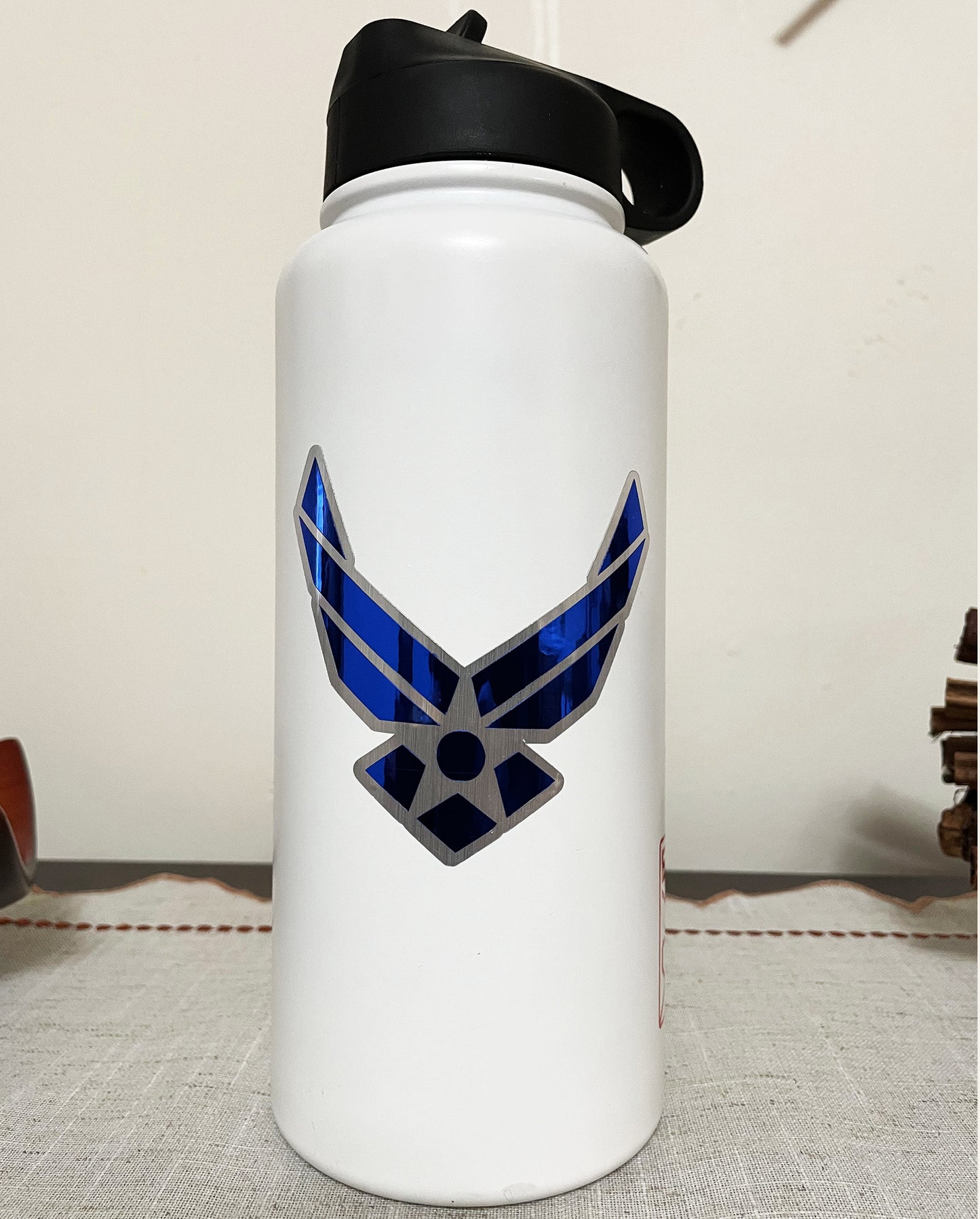 U.S. Air Force Logo Sticker – 3.5" Holographic & Metallic Waterproof Vinyl Decal