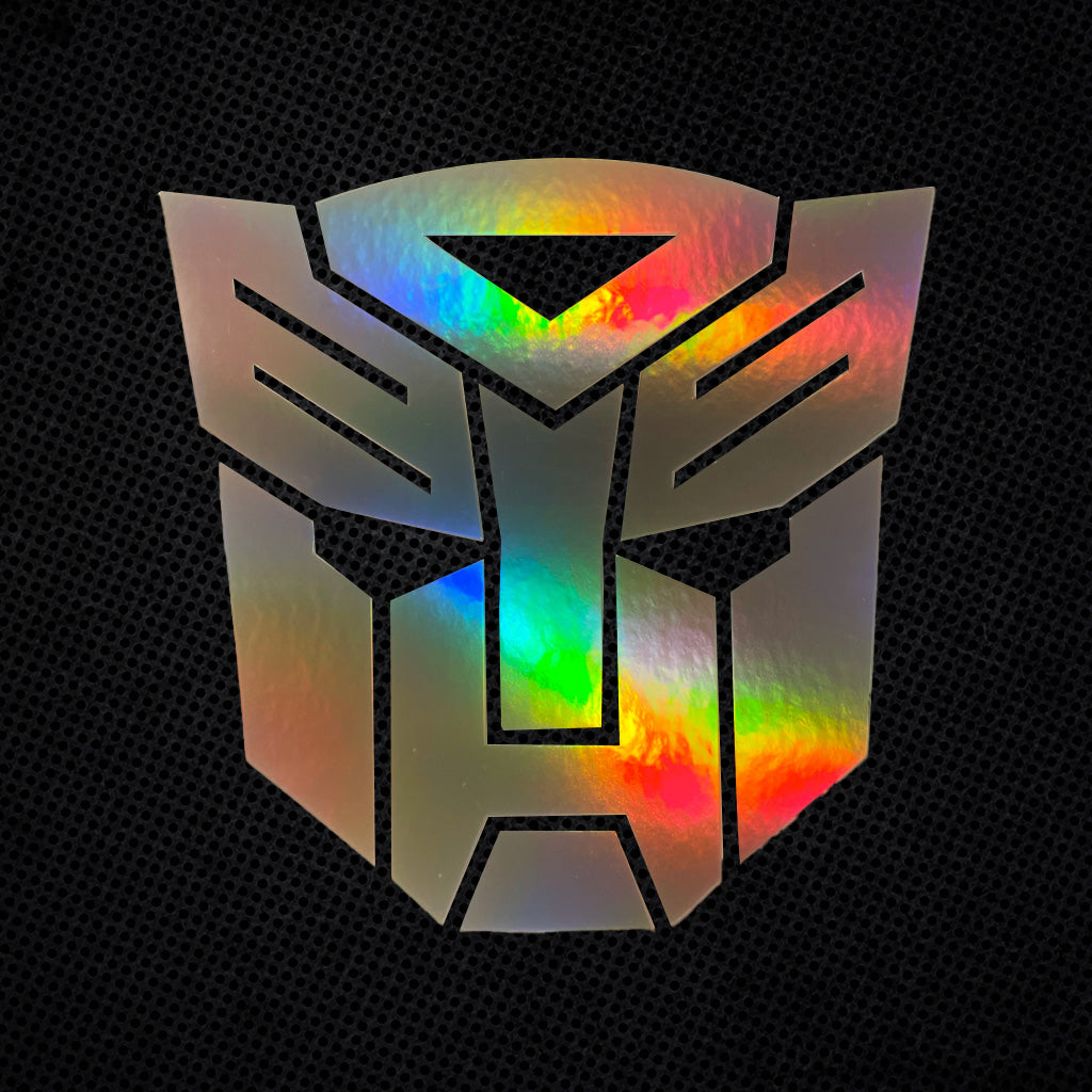 Transformers Autobots Holographic Sticker – Laptop Car and Collectibles