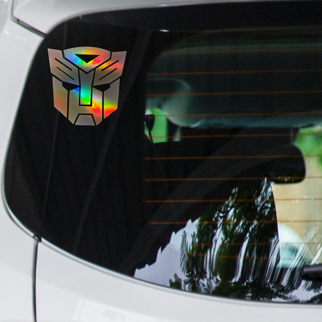 Transformers Autobots Holographic Sticker – Laptop Car and Collectibles
