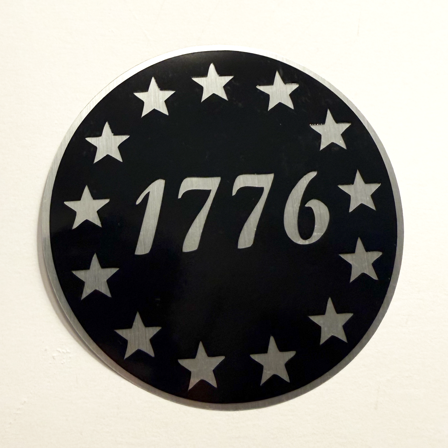 Retro 1776 Metallic Vinyl Sticker Pack - 3.5" Custom Patriot