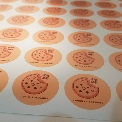Custom Logo Stickers – Multiple Sizes & Quantities Available | Waterproof Vinyl Labels