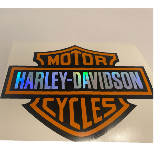Harley-Davidson Inspired Vinyl Sticker – 3.5" Waterproof Decal for Motorcycles, Cars & More