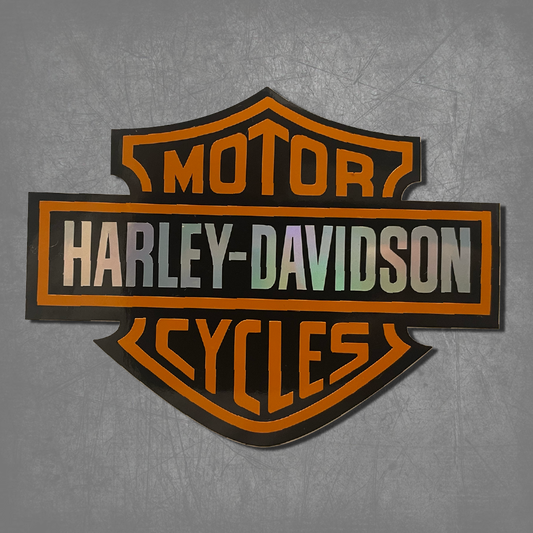 Harley-Davidson Inspired Vinyl Sticker – 3.5" Waterproof Decal for Motorcycles, Cars & More