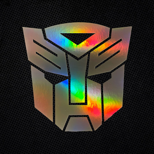 Transformers Autobots Holographic Sticker –  Laptop Car and Collectibles