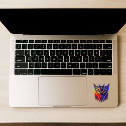 Holographic Decepticon Logo Sticker