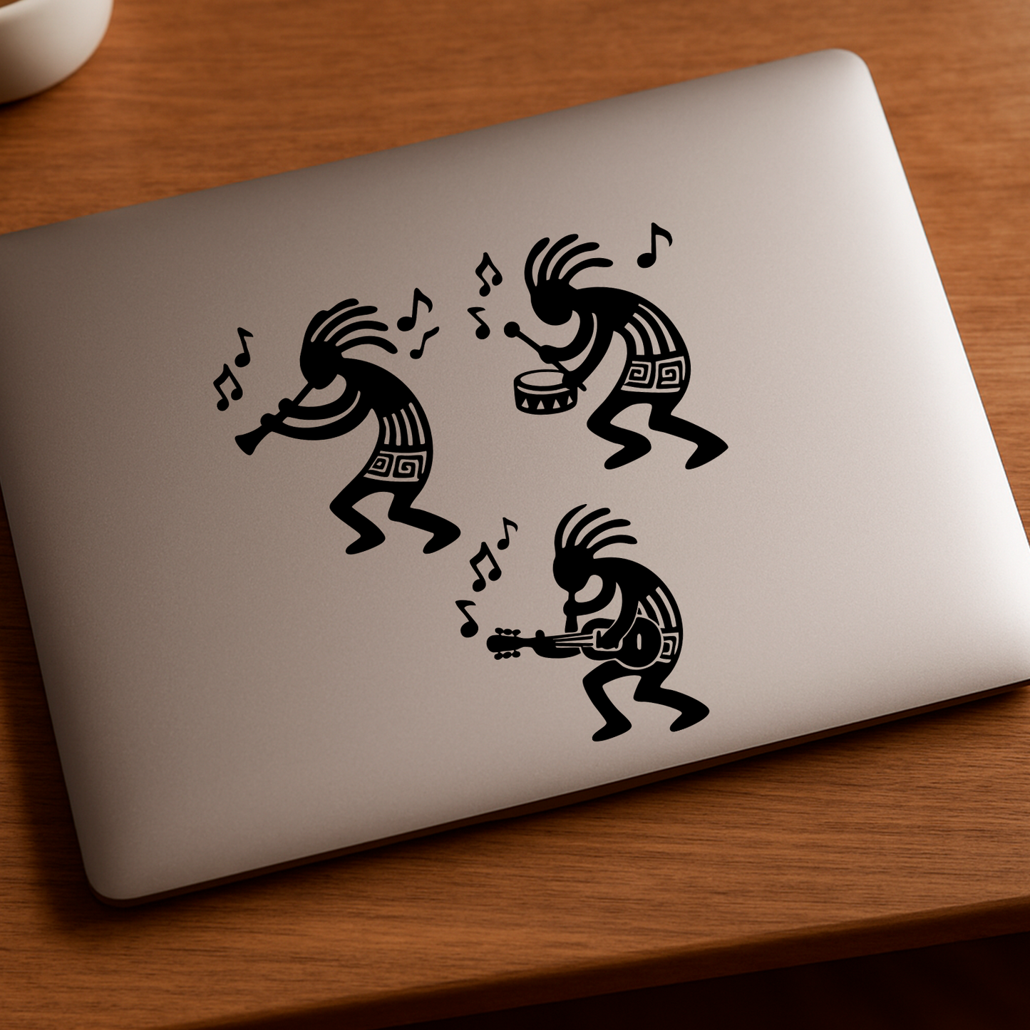 Tribal Musicians Vinyl Sticker Pack - 3" Multi-Color Music Decals (3-Pack)