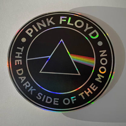 Holographic Pink Floyd Sticker – The Dark Side of the Moon