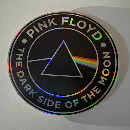 Holographic Pink Floyd Sticker – The Dark Side of the Moon